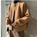 Autumn and winter round neck sweater men's loose retro versatile casual simple comfortable knitted cardigan jacket_voghion.com