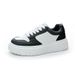 White Plus Size 41-43 Genuine Leather Sneakers Thick Wide Feet Women's Soft Sole Comfortable Flat Shoes_voghion.com