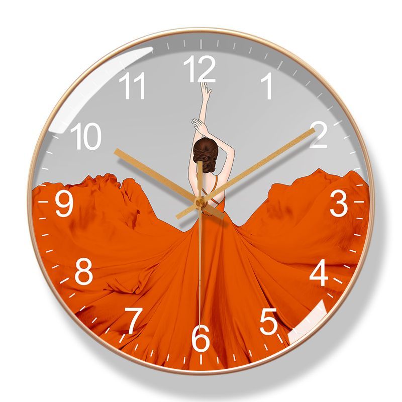 Orologio da parete creativo silenzioso, decorativo, di lusso, per salone di bellezza, soggiorno, casa, moda_voghion.com