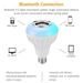 AC 85-265V 12W E27 LED Light Bulb With Bluetooth Speaker Music Remote Control Color Changing RGB Lamp For Bedroom Party Decor_voghion.com