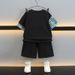 Abbigliamento per bambini Nuova polo a maniche corte per bambini Tuta estiva per neonati Pantaloncini a mezze maniche Tuta a due pezzi_voghion.com