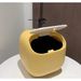 【100 Pieces For New Home】Ninja Desktop Trash Can Office With Lid Press-Type Mini Storage Bin_voghion.com