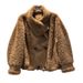 Abrigo de osito de peluche para mujer, chaqueta polar extragrande, 100 % lana, cálida, para invierno, suave, esponjosa, acogedora, informal._voghion.com