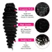 Deep Wave Clip-In-Extensions aus Echthaar für Frauen, 8 Stück, lockig, dicke Enden, 120 g/Set, 18 Clips_voghion.com