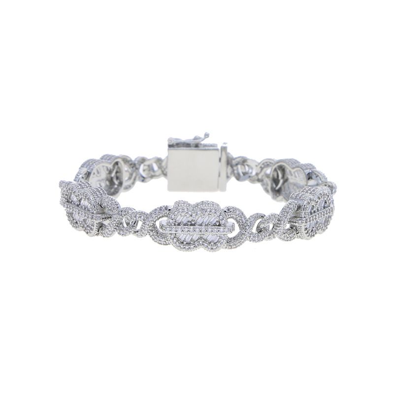 Gioielli da uomo Hip Hop Nuovo simbolo del dollaro Bracciale Hip Hop Tendenza moda Bracciale Rap da uomo Gioielli_voghion.com