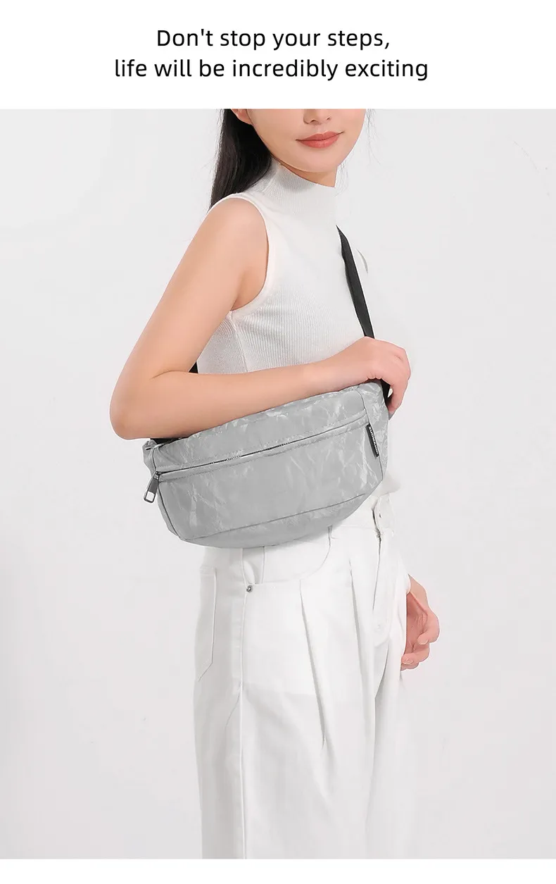 Women's Waist & Chest Bags Women's Chest Bag New Wear-resistant Leisure Shoulder Messenger Bag Ultra-light Simple Small Bag Outdoor Sports Pockets._voghion.com