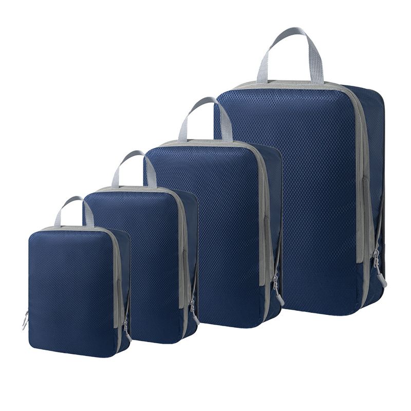 Set di compressione da viaggio Valigia impermeabile Vestiti Imballaggio Borsa di stoccaggio a compressione da viaggio Set di quattro pezzi_voghion.com