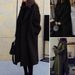 Women Overcoat Autumn Winter Thick Wool Long Coats Vintage V Neck Long Sleeve Pockets Jackets Fashion 2023 Elegant_voghion.com