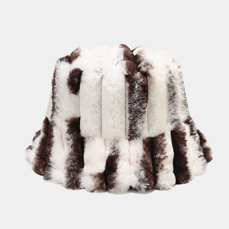 Chapeau de pêcheur en peluche pour enfants, automne et hiver, nouveau chapeau de bassin thermique à épissure, commerce électronique transfrontalier, vente à chaud, chapeau de soleil polyvalent_voghion.com