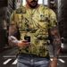 Kurzarm T-Shirt Herren Kreativdruck 3D Digitaldruck Pullover Rundhals Kurzarm T atmungsaktiv und bequem_voghion.com