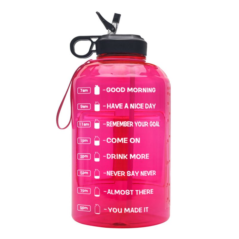 Neu 3,78 L große kapazität sport wasser flasche Gym kunststoff sport wasser_voghion.com