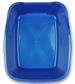 Thermoformed Plastic Large Size With Lid Easy-to-Clean Cat Litter Box Round Pet Toilet Set_voghion.com