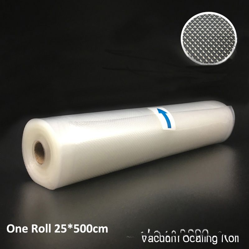 25CMx500CM 1 Rotolo Sacchetto per Imballaggio Sottovuoto per Alimenti, Sacchetto per Mantenimento della Freschezza, Macchina Sigillatrice per Imballaggio, Sacchetto per Conservazione dei Cereali_voghion.com