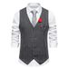 Herrenweste aus einreihigem Retro-Streifen-Wollmaterial, europäische Größe, lässige Weste in Übergröße für Männer_voghion.com