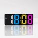 RYYD Digital Mirror Clock - Personalized Alarm|Large LED Display|EU Plug_voghion.com