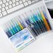 Moka 0.5mm Fine Tip Liquid Gel Rollerball Pens - 9-Pack Vibrant Color Set For Note Taking, Sketching & Art Projects_voghion.com