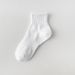 Socks new solid color high elastic sports socks black and white spring and autumn men's socks_voghion.com