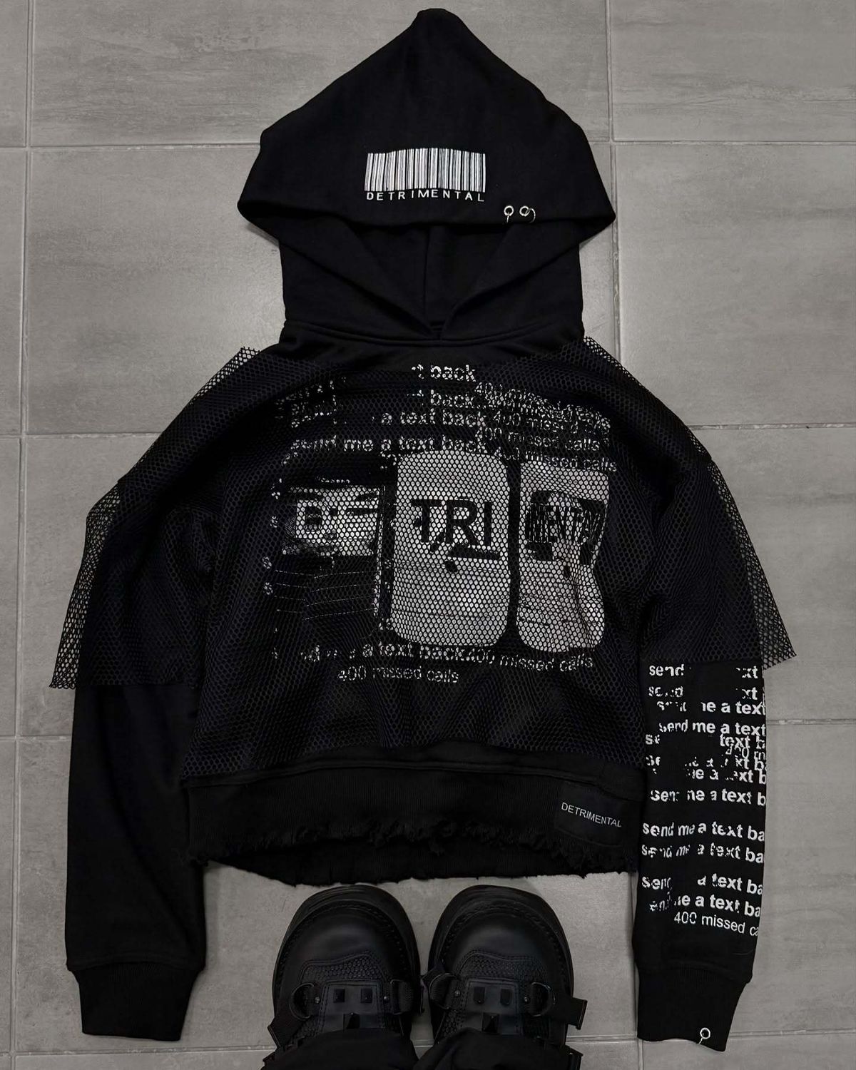 Herrenbekleidung Design Gothic Rock Kapuzenpullover Langarm Top Pullover Hoodie_voghion.com