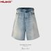 Men's Clothing Women's Spring And Summer New Cat Whiskers Torn Trousers For Men And Womenskater Distressed Raw Edge Denim Shorts_voghion.com