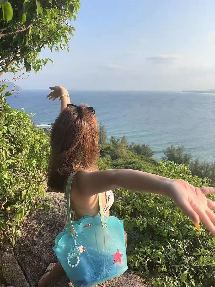 Borsa a tracolla in PVC, elegante, trasparente, estiva, nuova, impermeabile, da viaggio e da spiaggia, da donna_voghion.com