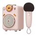 Bluetooth Speaker With Microphone Karaoke Function With Voice Change; FM Radio; TF Card_voghion.com