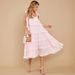 2020 Spring/Summer Women's Sleeveless Flat Neck Large Swing Loose Dress Long Skirt New Style_voghion.com