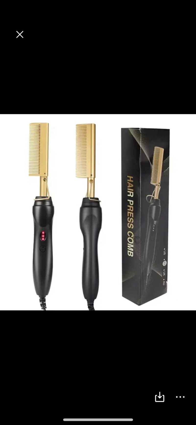 A straight that moisturizes and protects hair with just one comb_voghion.com