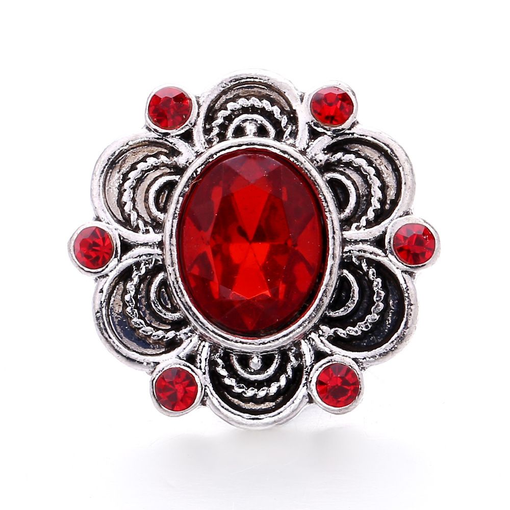 Braccialetto con bottone a forma di fiore in vendita calda Noosa 18mm Snap Accessories B417_voghion.com