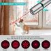 Jouets pour chats, pointeur laser pour l'intérieur, souris pour chats, jouets interactifs pour animaux de compagnie, pointeur pour chaton, chien, jeu de poursuite, lampe de poche LED, 7 modèles réglables, lumière rouge_voghion.com