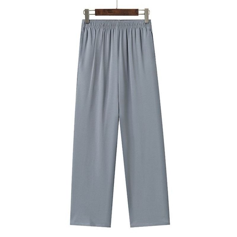 Kurzarm-Set für Papa mittleren Alters und Eisseide, Outfit für Opa, Kleidung für den Sommer, Hemd für ältere Männer_voghion.com