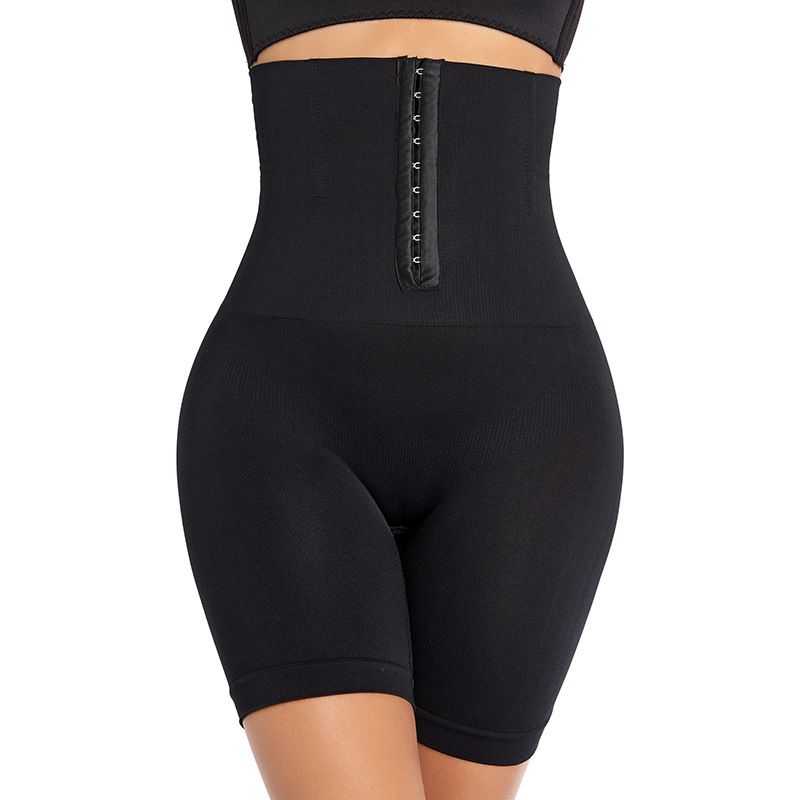 Women's Intimates Postpartum Waist Controlling Tummy Lifting Tights With Buttons And Adjustment Seamless Boxer Pants For Large Size Body Shaping_voghion.com