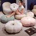 Floral Sofa Bay Window Thickened Floor Office Chair Cushion With Backrest Lumbar Pillow_voghion.com