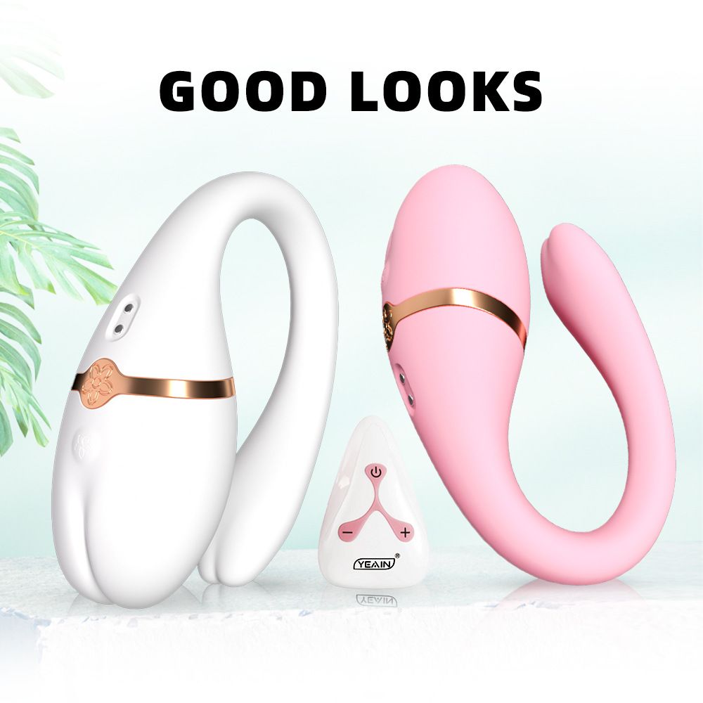 Jumping Egg Shaker Double headed Couple Shared Remote Control Multi frequency Masturbation Device for Women's Flirting_voghion.com