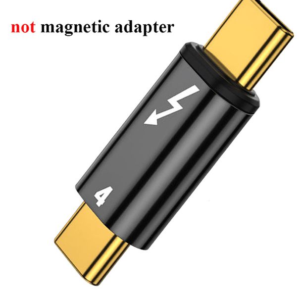Adattatore dati convertitore di ricarica rapida USB C a tipo C da 100 W 5 A per Macbook Samsung Lenovo 8K@60Hz 40 Gbps Adattatore magnetico USB C_voghion.com