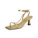 gold Line Of Thin High Heels, Chain French Open-toe High-heeled Sandals Fashionable Exquisite Versatile_voghion.com