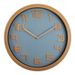 Väggklockor Klassisk träkornsram 12 tums tredimensionell digital väggklocka_voghion.com