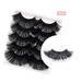 Beauty Essentials Explosions 25mm False Eyelashes 5 Pairs Of High Mink Eyelashes Multi-Layer Extended Thick_voghion.com