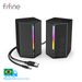 Caixa de som para jogos FIFINE com som surround estéreo, alto-falante USB RGB com controle de volume para PC, laptop, PS4/5, TV - Ampligame A20_voghion.com