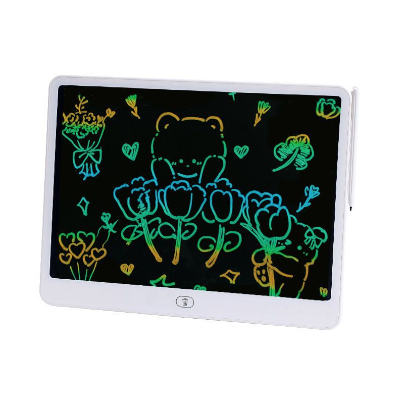 13/16 Inch LCD Writing Tablet For Kids, Color Screen Drawing Board, Erasable & Reusable Digital Sketch Pad, Perfect For Home, School & Travel_voghion.com
