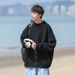 Sweater Men's Thick Crewneck Sweater Retro Loose Lazy Style Line Coat Top Trend_voghion.com