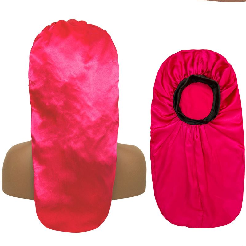 Novo chapéu longo de seda, mais vendido, chapéu de dormir com aba larga elástica, para cuidados com os cabelos, peça única, dropshipping_voghion.com