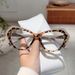 Unique Patchwork Color Irregular Cat Eye Blue Light Blocking Glasses Fashion Trend Can Be Fitted With Prescription Or_voghion.com