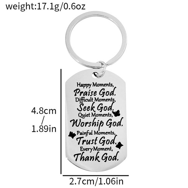 Portachiavi decorativo in acciaio inossidabile con regalo di amicizia_voghion.com