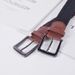 Belt, Men's Woven Lengthened Elastic Waistband, New Canvas Pin Buckle_voghion.com