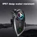 Y80 Motorradhelm Bluetooth Headset Wireless V5.3 Freisprecheinrichtung Musik Kopfhörer für Fahrer Moto GPS Wasserdichter Kopfhörer_voghion.com