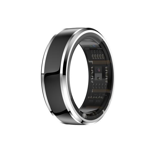 Smart Ring con monitoraggio della frequenza cardiaca, dell'ossigeno nel sangue, del sonno e connettività Bluetooth per fitness e gaming - Tracker di salute impermeabile per uomini e donne_voghion.com