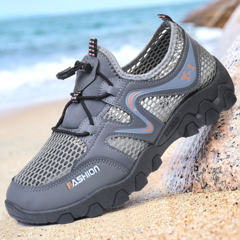Sommer neue Wanderschuhe Watschuhe leichte atmungsaktive Outdoor Casual Sneakers Herren Tennisschuhe_voghion.com
