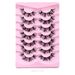 Wimperverlengingsset Sectionele valse wimpers Natuurlijke dikke wimpers van hoog nertshaar Krulwimpers_voghion.com