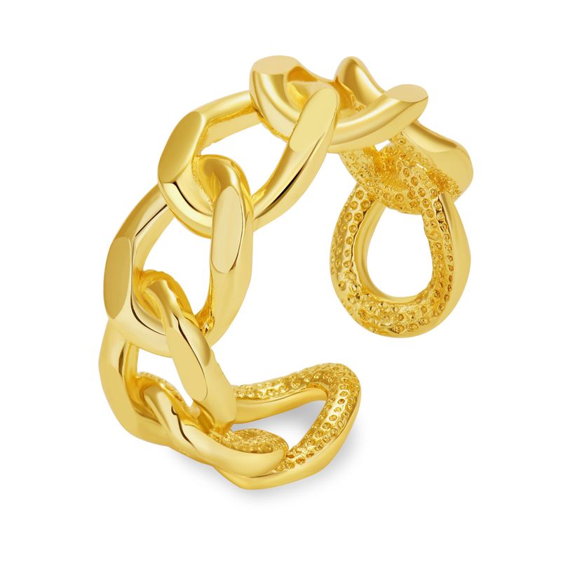 Mode heißer Verkauf Hand Schmuck Kette Link Hip-Hop klassischen kubanischen Stil Ring für Männer und Frauen_voghion.com