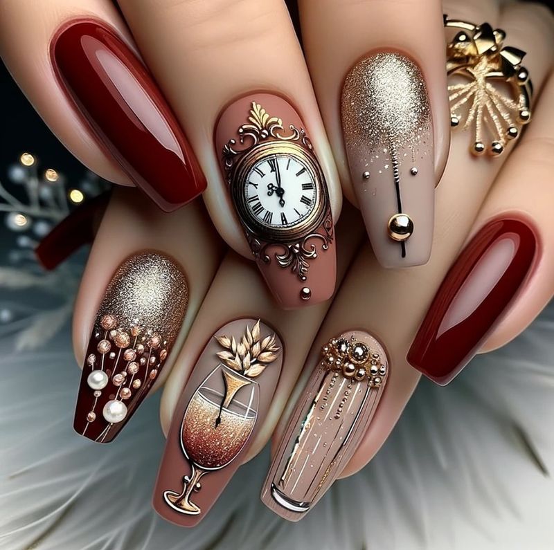 False Nails Sweet And Cool High End Design Detachable Ballet Style Short False Nails_voghion.com